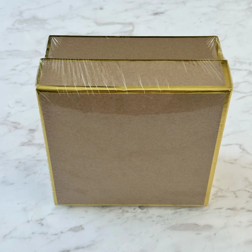 Sugar Paper Los Angeles Brown Square Gift Box